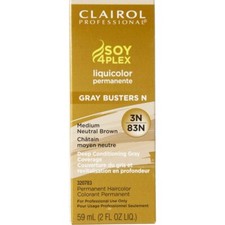 Clairol Liquicolor Permanente 83N Medium Neutral Brown 2 fl oz - 3 PACK