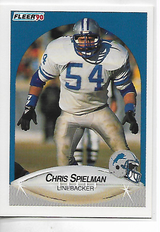 1990 Fleer Chris Spielman Card