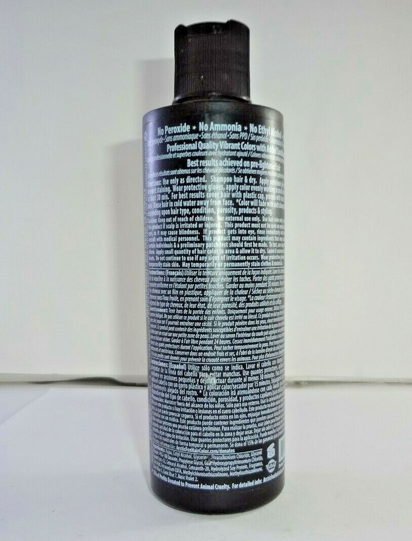 Arctic Fox Semi-Permanent Hair Color Dye Periwinkle 8 fl oz (HB-A)  611188215553 | eBay