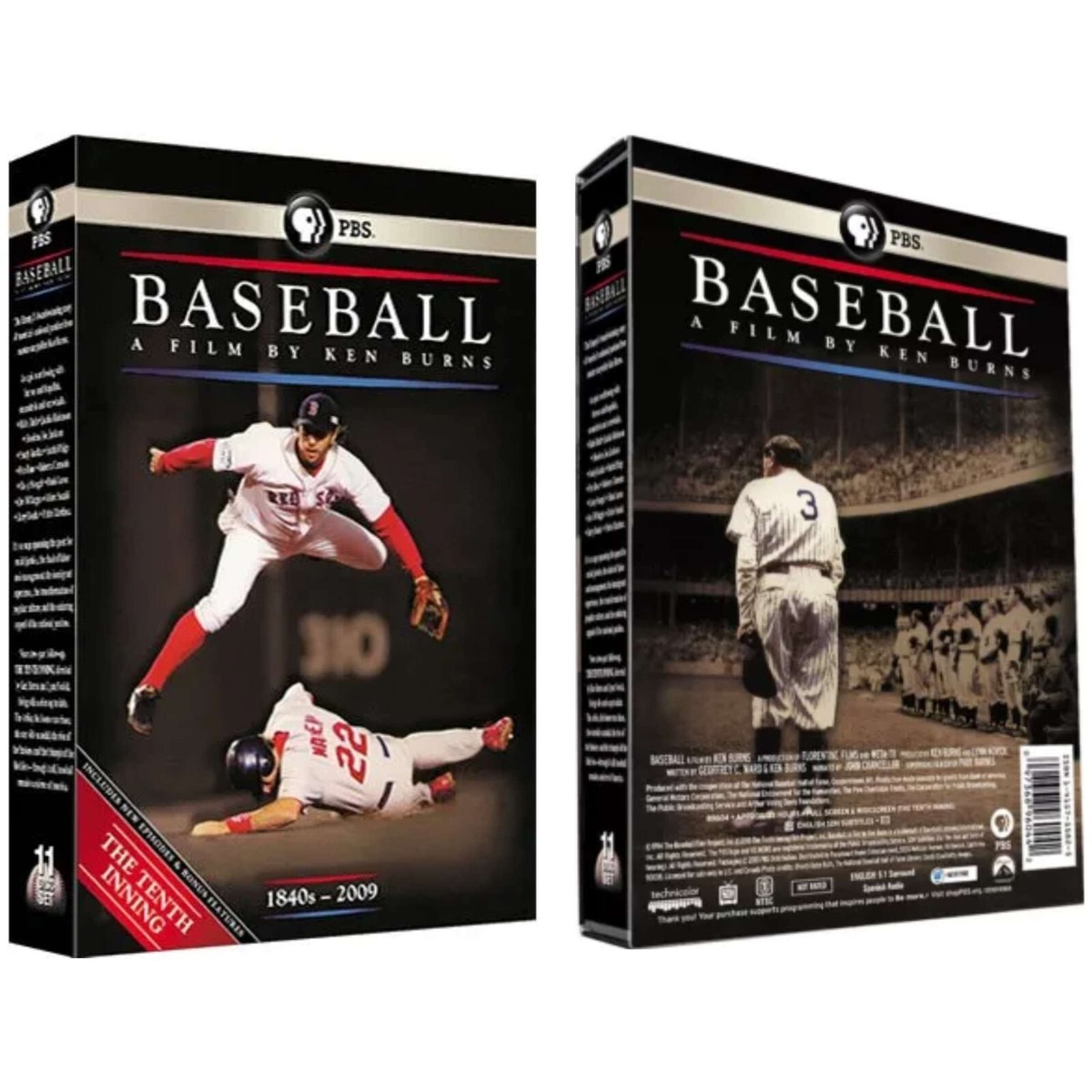 BASEBALL a Film by Ken Burns - PBS 1840's-2009 + 10th Inning Bonus
