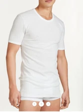 SPIDER Men's Merino Wool Cotton Short Sleeve Underwear 65457 V Neck