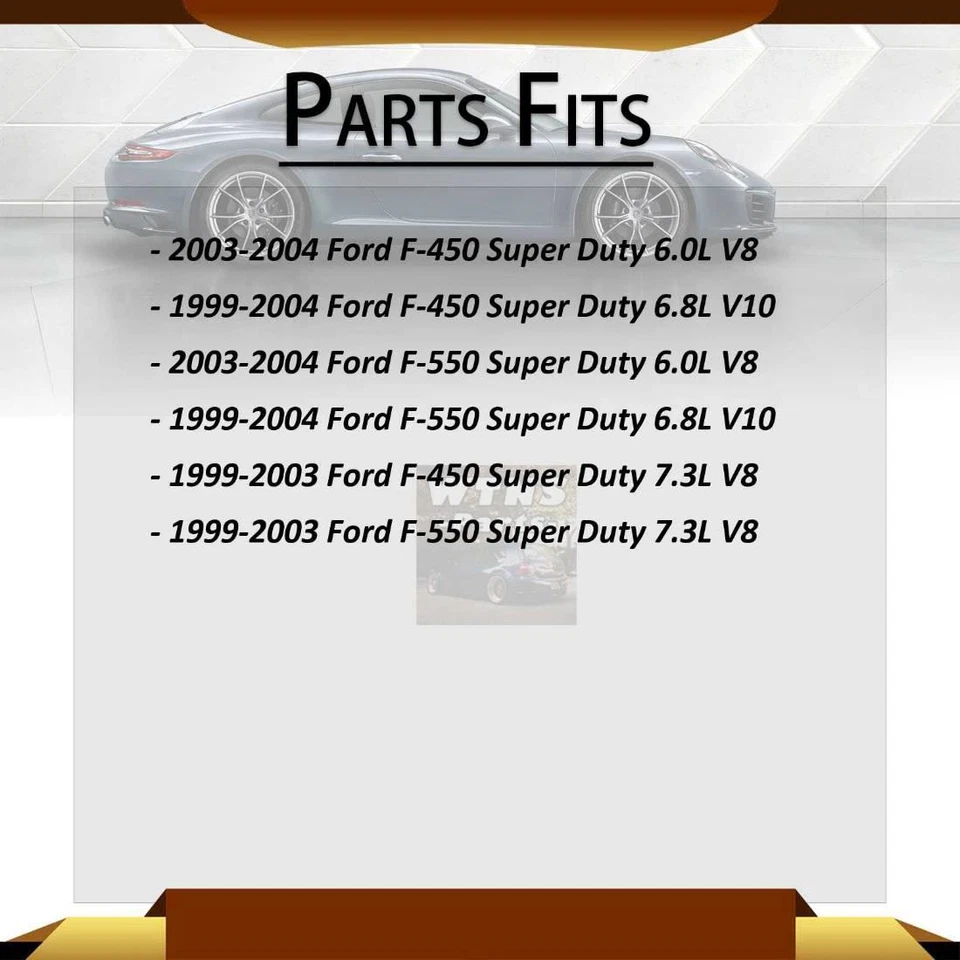 Amortecedor dianteiro traseiro 4x para 2003-2004 Ford F-550 Super Duty 6.0L - Imagem 2 de 4