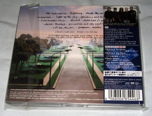 Yellowcard - Paper Walls JAPAN CD+DVD (2007) NEW - Picture 2 of 2