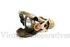 Antique Vintage Brass Monocular Marine CSA London Engraved Binocular Pocket Gift