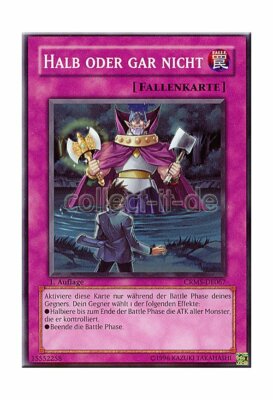 Yugioh CRMS-DE067 Halb oder gar nicht - 1. Auflage