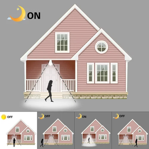 1-4PCS B22 Smart PIR Motion Sensor LED Bayonet Light Bulbs 12W 6000K Auto On/Off - Picture 4 of 16