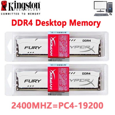 HyperX FURY DDR4 4GB 8GB 16GB 2400 PC4-19200 Desktop RAM Memory