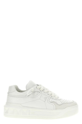 VALENTINO GARAVANI One Stud XL White Leather Sneakers New