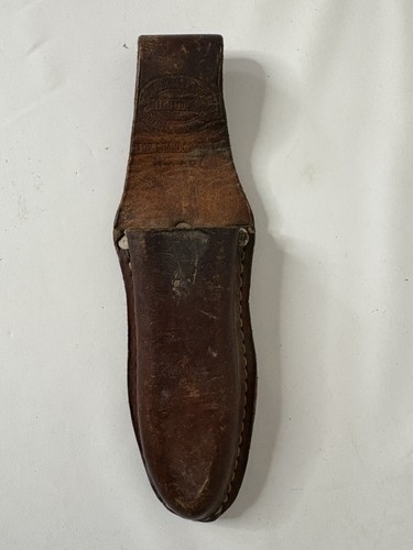 Vintage 8” Nicholas A67 Leather Tool Pouch Case or Knife Sheath