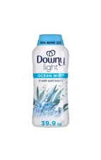 Downy Light Laundry In-Wash Scent Booster Beads Ocean Mist Scent 39.9 Oz 30%More