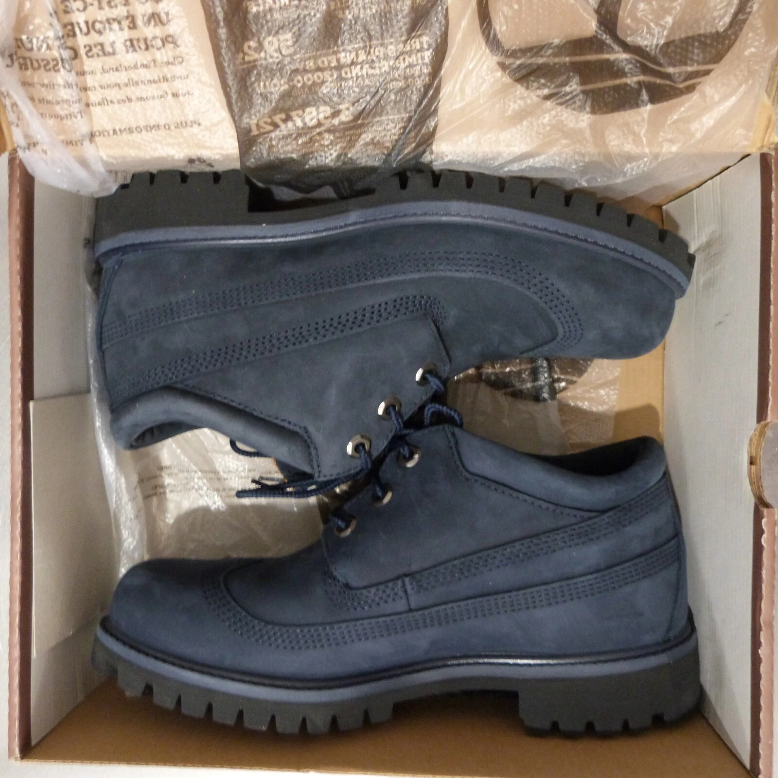 Indumenti Timberland x Engineered A1R6E Navy Oxford Brogues USA taglia 8