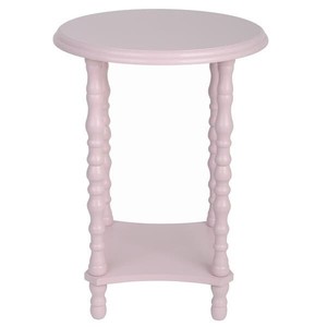 light pink bedside table