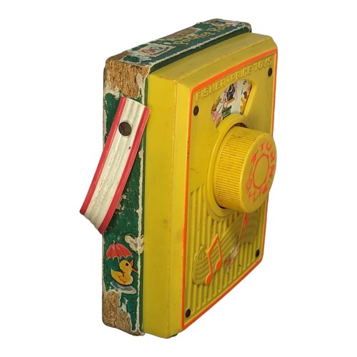 2 Vtg 762 759 Fisher Price Music Box Pocket Radio Raindrops Do Re Mi Toy 1972 - Picture 17 of 17