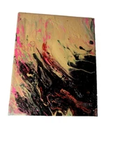 Abstract Painting On Canvas 8x10