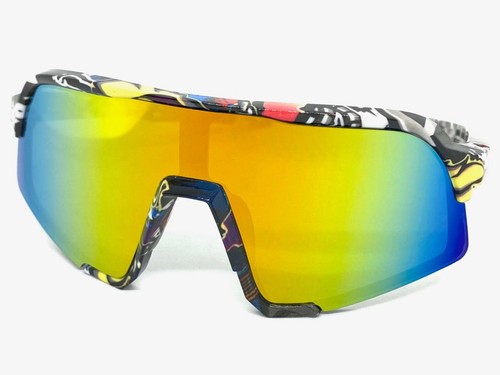 Kinder Jungen Mädchen Sport Baseball Radfahren Retro Wrap Schild SONNENBRILLE Alter 6-12 - Bild 2 von 6