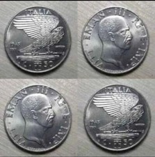 REGNO D'ITALIA 50 CENTESIMI 1943 IMPERO RARO PERIZIATO FIOR DI CONIO UNC