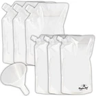 Concealable Reusable Cruise Flask Kit 3x32oz/3x16oz + funnel