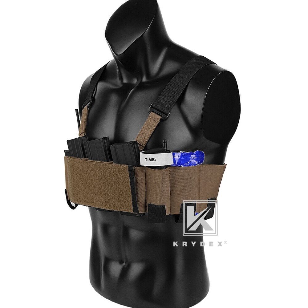KRYDEX Concealed Carry Low Vis Ready Chest Rig Elastic KRYDEX Concealed Carry Low Vis Ready Chest Rig Elastic