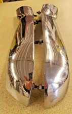 1956 Chevy Front Fender Eyebrow Mouldings Bel Air 2 4 Door Hardtop Sedan Conv