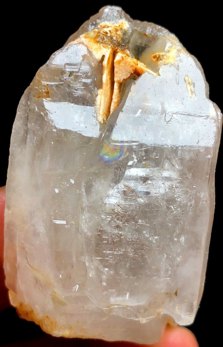 115g 1 Diamond Grade!Super FENSTER Red clay Skeletal Quartz