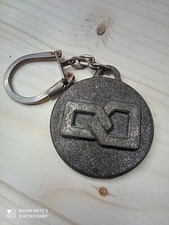 Porte clé vintage année 60 / 70 médaillon chaîne logo porte clef K058