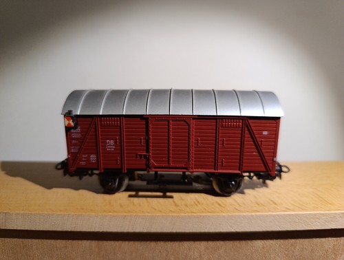 Märklin 4506 , Güterwagen mit Schlusslaternen u. Schleifer ,DB , o.OVP , Spur H0 | Zustand: Gebraucht