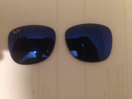 LENTI PER OCCHIALI DA SOLE RAY-BAN ORIGINALI NON GRADUATE BLUE UNISEX UOMO  DONNA | eBay