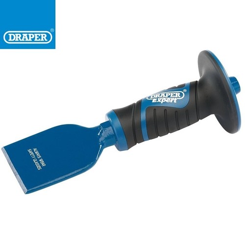 DRAPER 75MM BRICK BOLSTER WITH IMPACT ABSORBING HAND GUARD 225MM LENGTH, 51011 - Picture 2 of 3