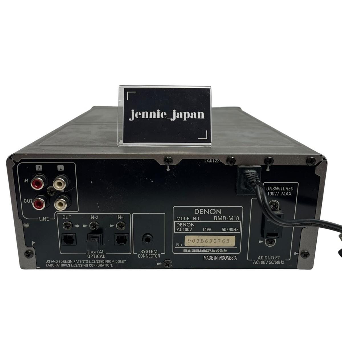 DENON デノン DMD-M10 MDレコーダー DENON DMD-M10の仕様 デノン