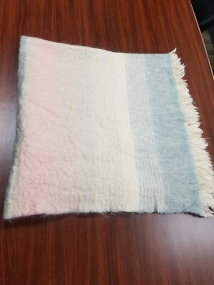 Foxford Mohair Blanket Woven in Ireland 51'' by 49''