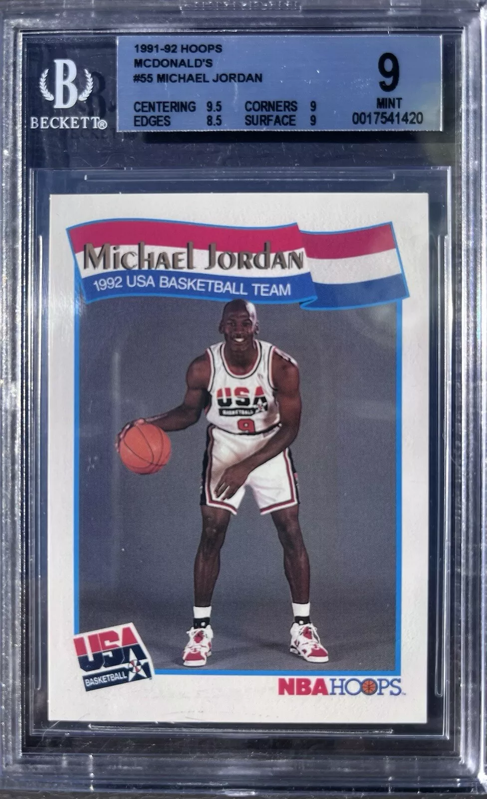 Michael Jordan trading card