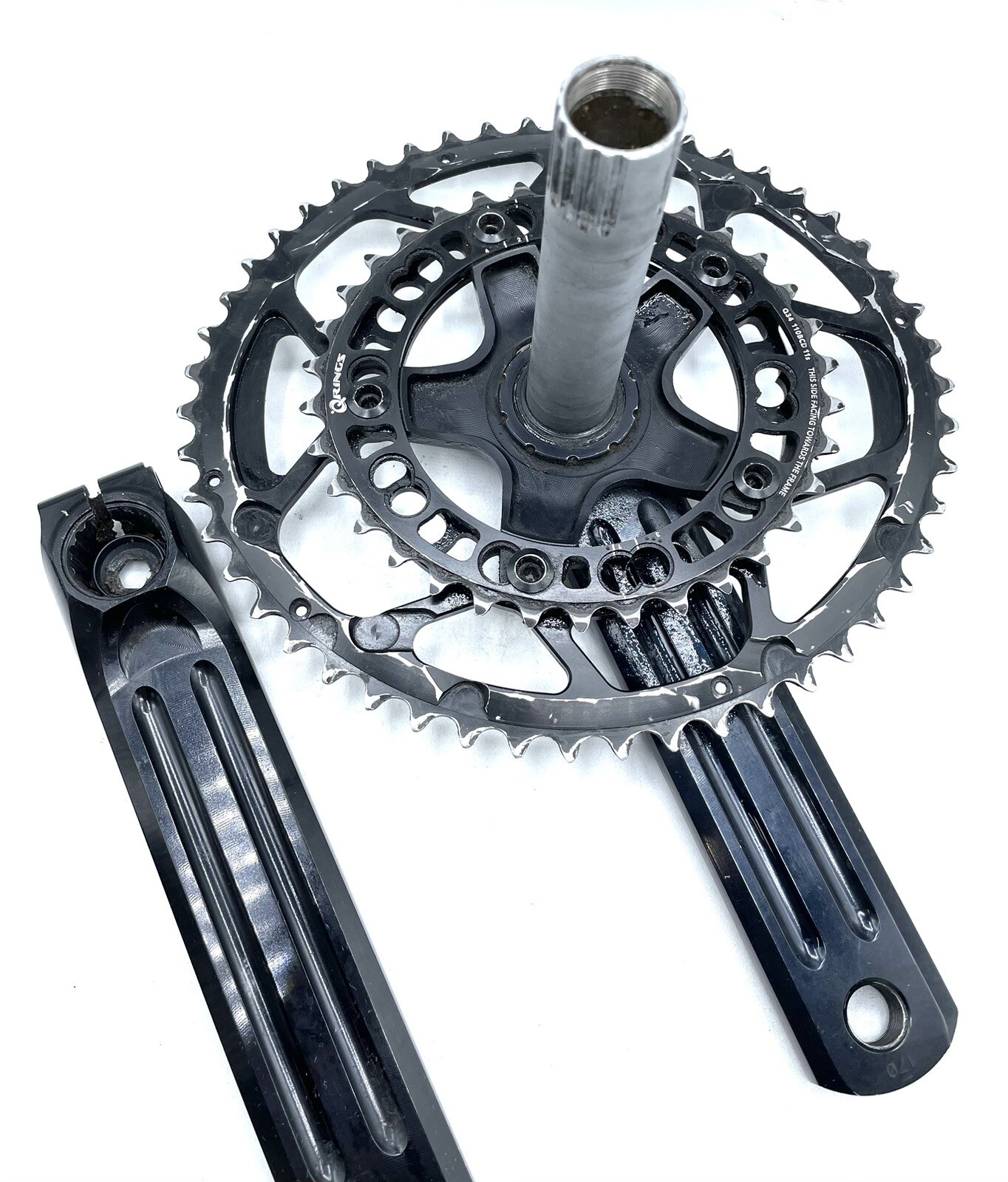 Rotor Cervelo Compact Crankset 50/34 Rings 170mm Road Bike 110bcd