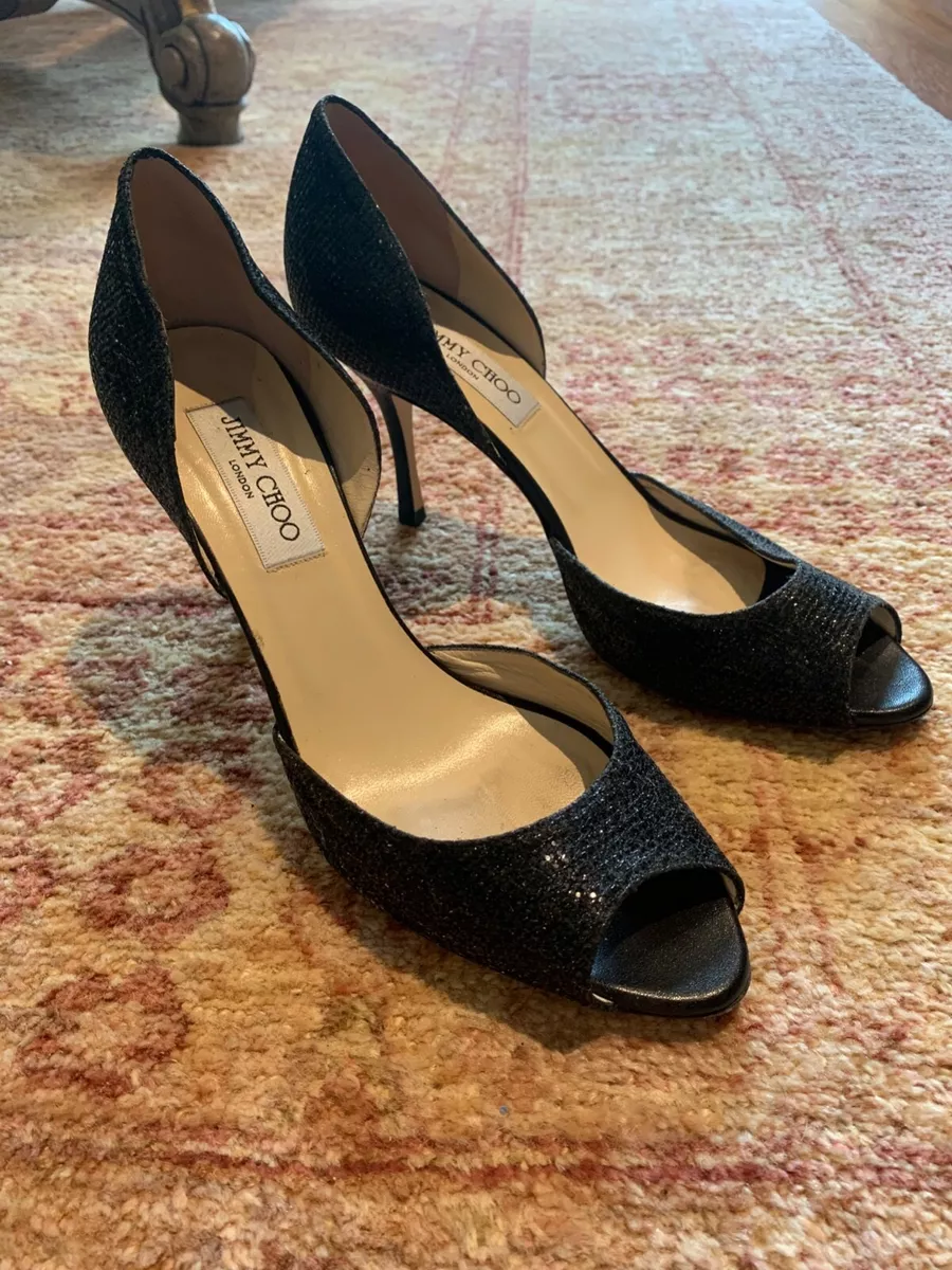 Jimmy Choo Women's Shoe, Size 39.5 (U.S. 8.5), Black