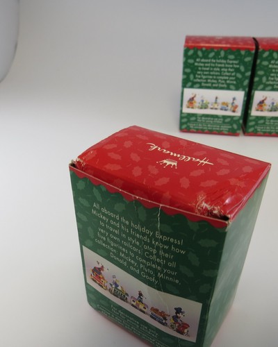 Hallmark Merry Miniatures Disney MICKEY S EXPRESS 5 Piece Set 1998 in Boxes - Picture 16 of 16