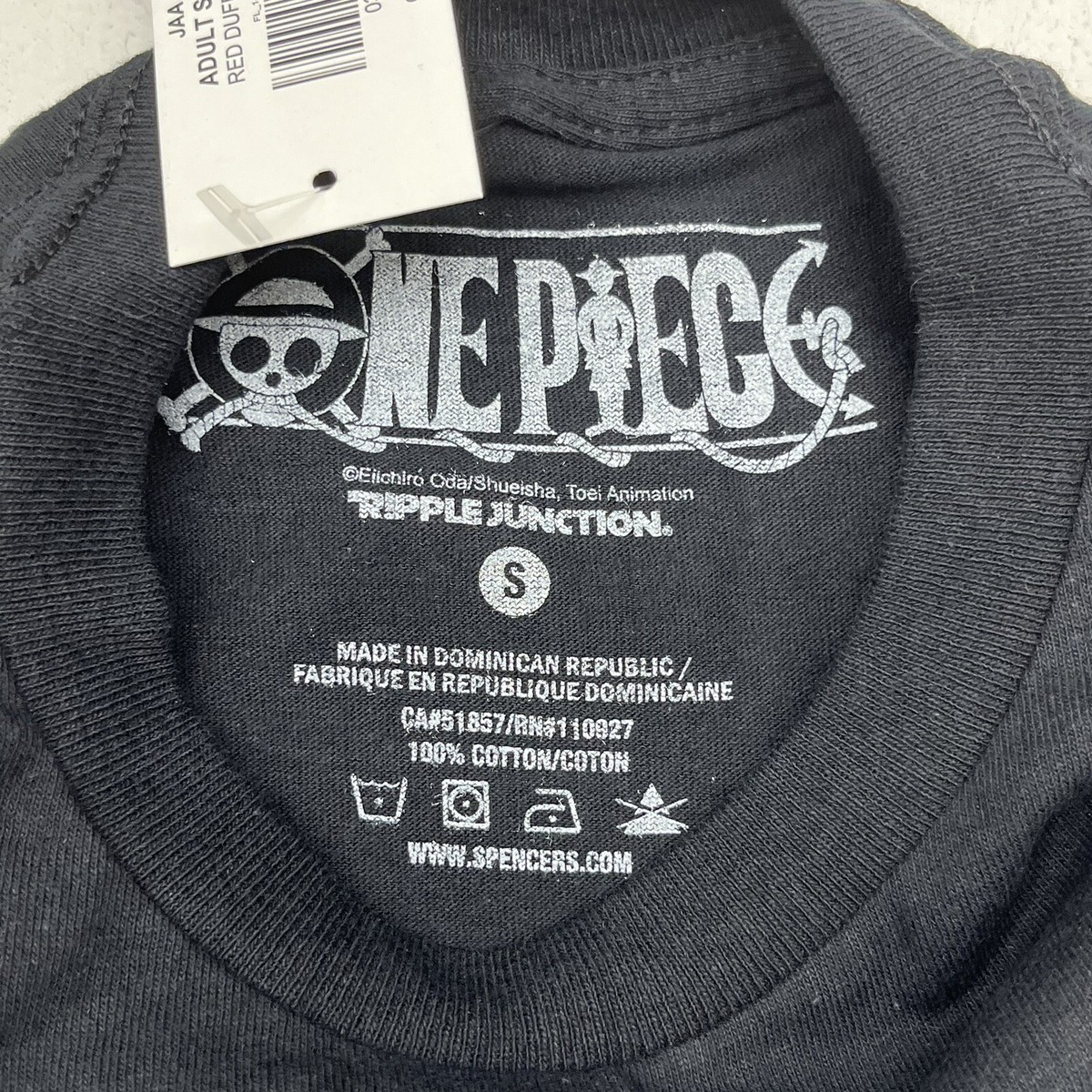 One Piece Black Red Duffy Graphic T-Shirt Men's Size Small NEW | eBay