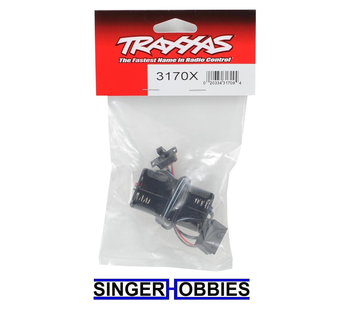 Traxxas 3170X Battery holder, 4-cell/ on-off switch NEW IN PACKAGE