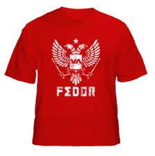 Fedor Emelianenko MMA Fighter Crest T Shirt 