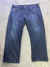 Lucky Brand 181 Relaxed Striaght Jeans Men's Sz 42 / 30 Blue Cotton Denim