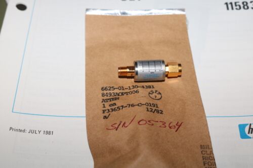 NOS Hewlett Packard 8493A coaxial attenuator 10Db to 12.4 GHZ - Picture 4 of 8