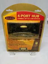 BELKIN 4-PORT HUB Connect up to 4 USB Devices For Home or Office Use. New