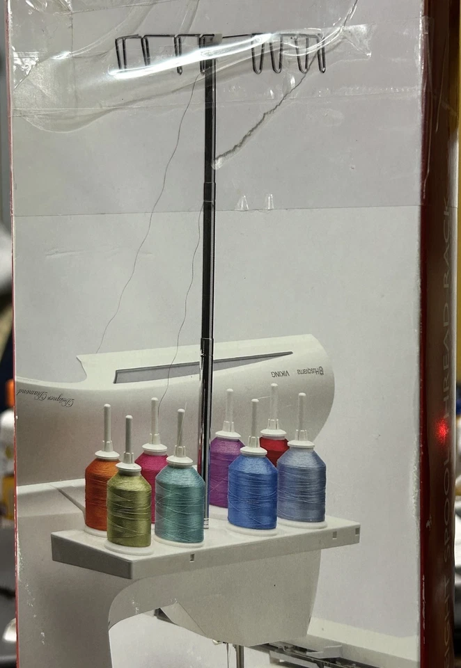 Husqvarna Viking 8 carretes portabrocas 4124816-03 Foto 3 de 4