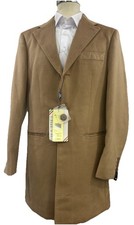 CAPPOTTINO BARONETTO CAMMELLO BEIGE LANA MADE IN ITALY TAGLIE 46 48 50 52 54 56