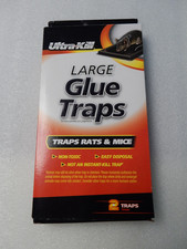 Ultra-Kill Large Glue Traps Rats Mice Set of 2 New in Box