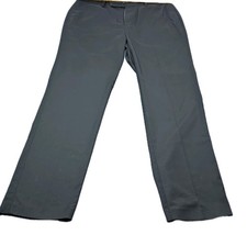 Calvin Klein Slim Fit Black Men's Dress Pants Flat Front Regular Size 32W x 34L