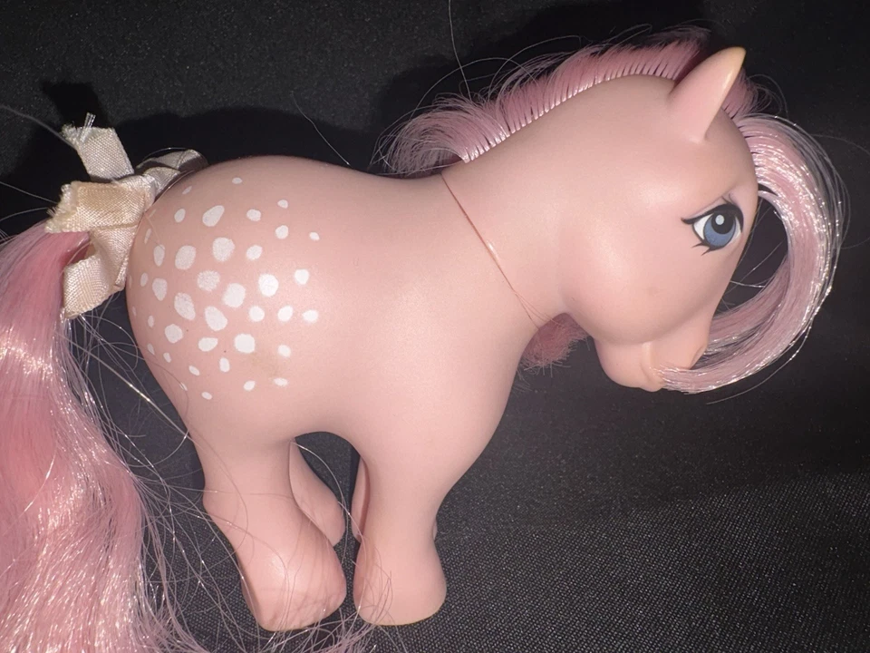 My Little Pony Figure G1 Cotton Candy Blue Belle 1982 Vintage Lot Of 2 - Image 4 of 4