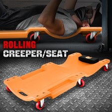 36in Low Profile Mechanic Rolling Creeper Automative Garage Shop Repair Orange