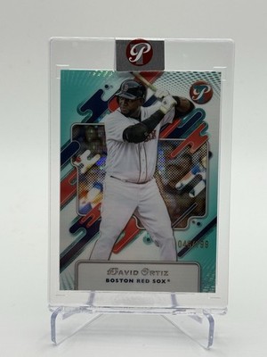 David Ortiz Aqua Refractor /199 2025 Topps Pristine #91 Red Sox Big Papi