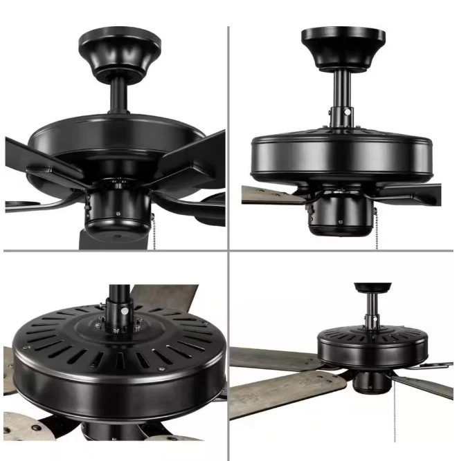 Progress Lighting AirPro Builder Fan 52 in. Matte Black Ceiling Fan w/Remote - Image 2 of 4