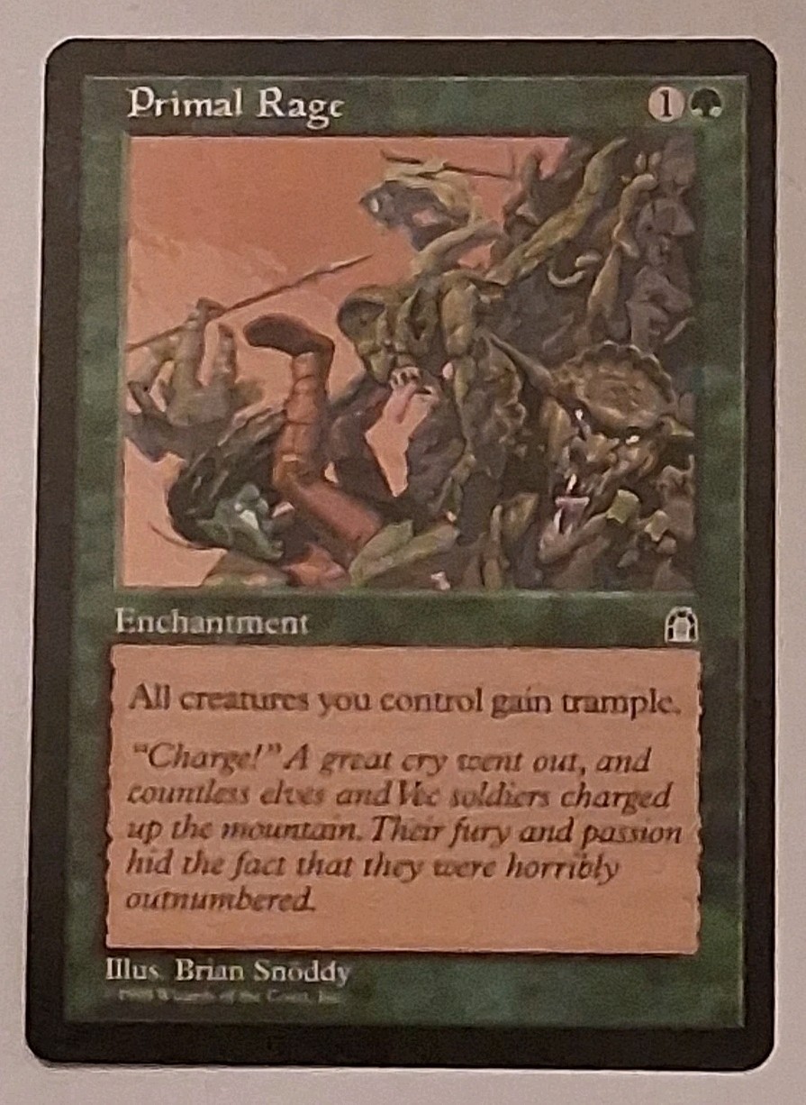 MTG Primal Rage Stronghold Regular NM PreModern