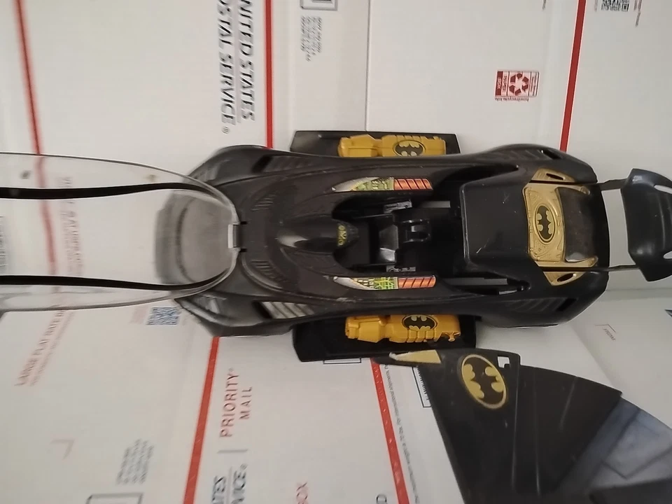 Kenner Batmobile 1992 Batman Returns Vehicle, Dark Knight & Plane T3#26 Foto 2 de 4